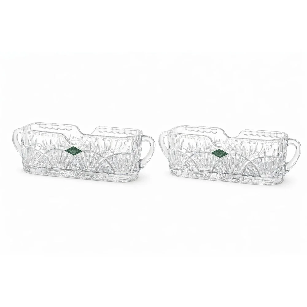 SHANNON CRYSTAL Flatware Cutlery Holders Set of 2 – Ireland Design‎